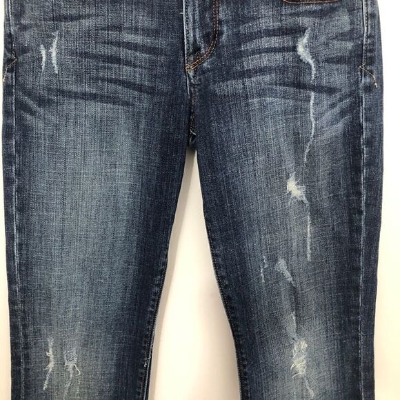 Awesome Express Distressed Eva Boot Leg Jeans size 2! - Picture 3 of 16